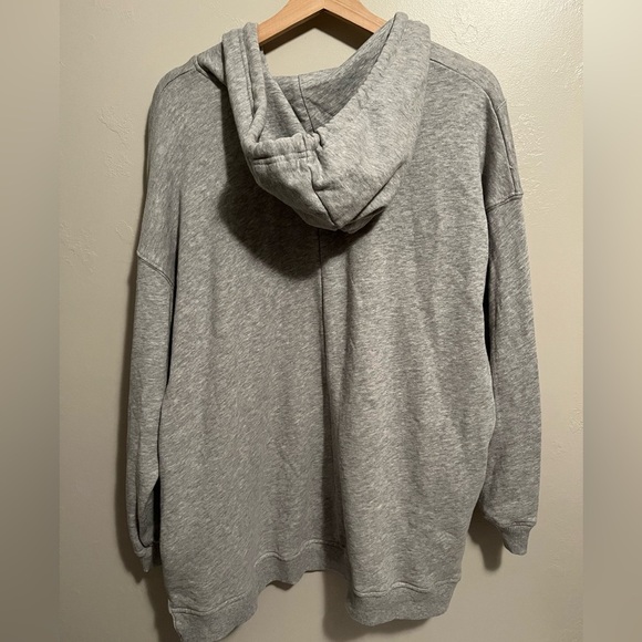 American Eagle Quarter Zip Jegging Fit Hoodie - Picture 9 of 9